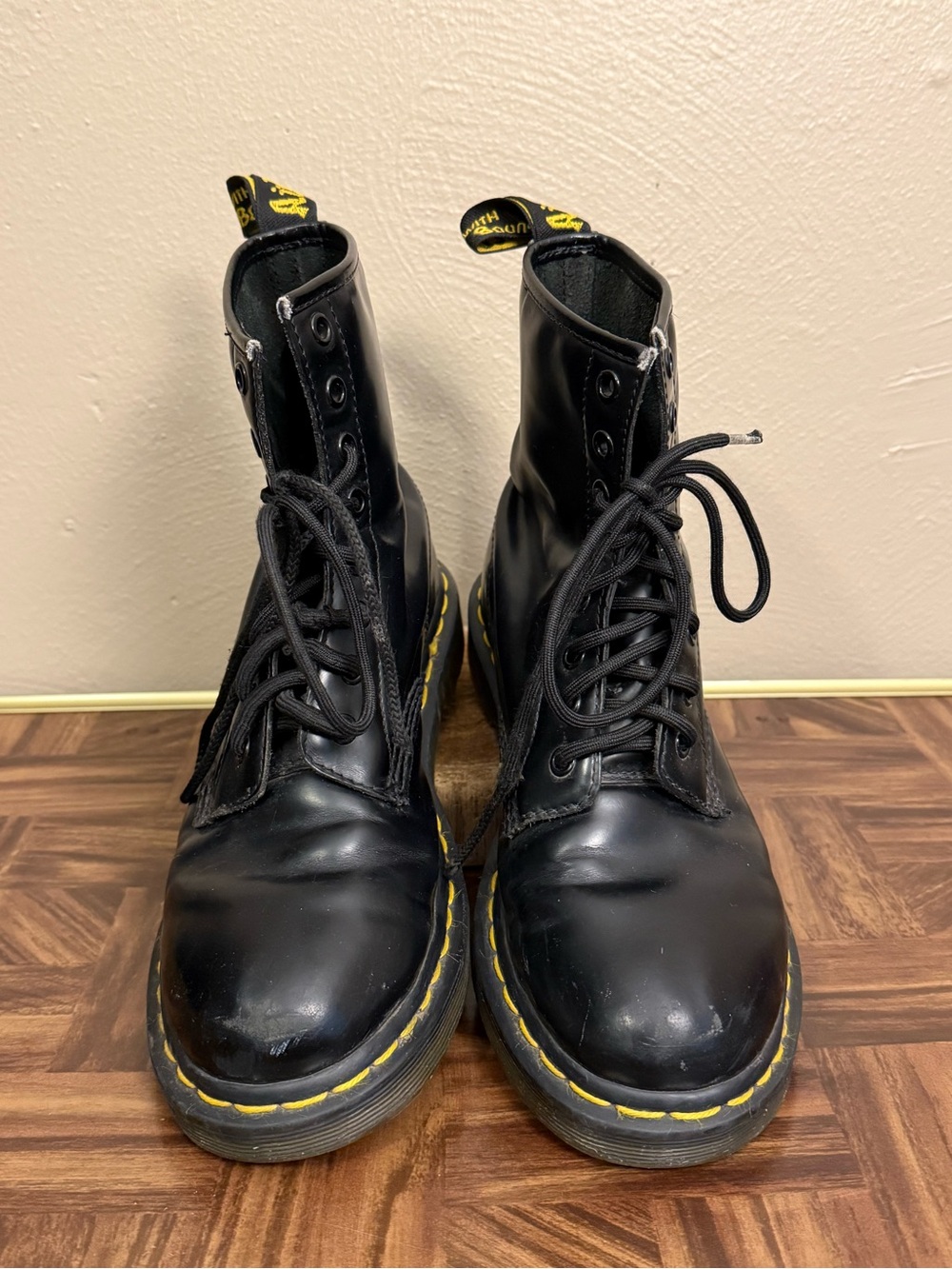 The Original Black Dr. Martens 1460 Airwair lace up boots size women’s 8